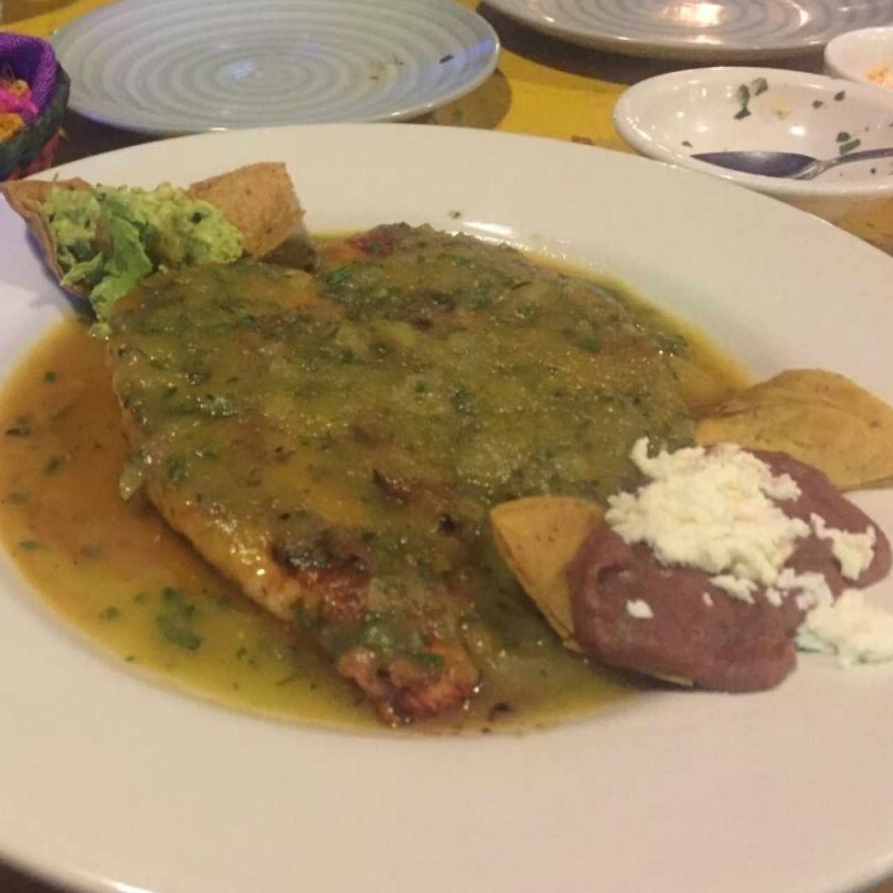 pollo en salsa verde 