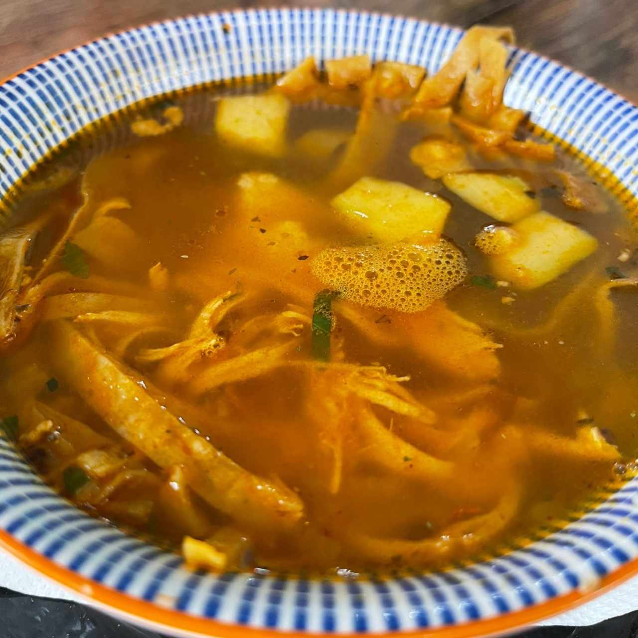 Sopa de Tortilla de la Casa