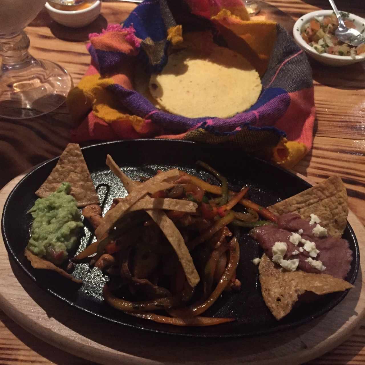 fajitas de pollo