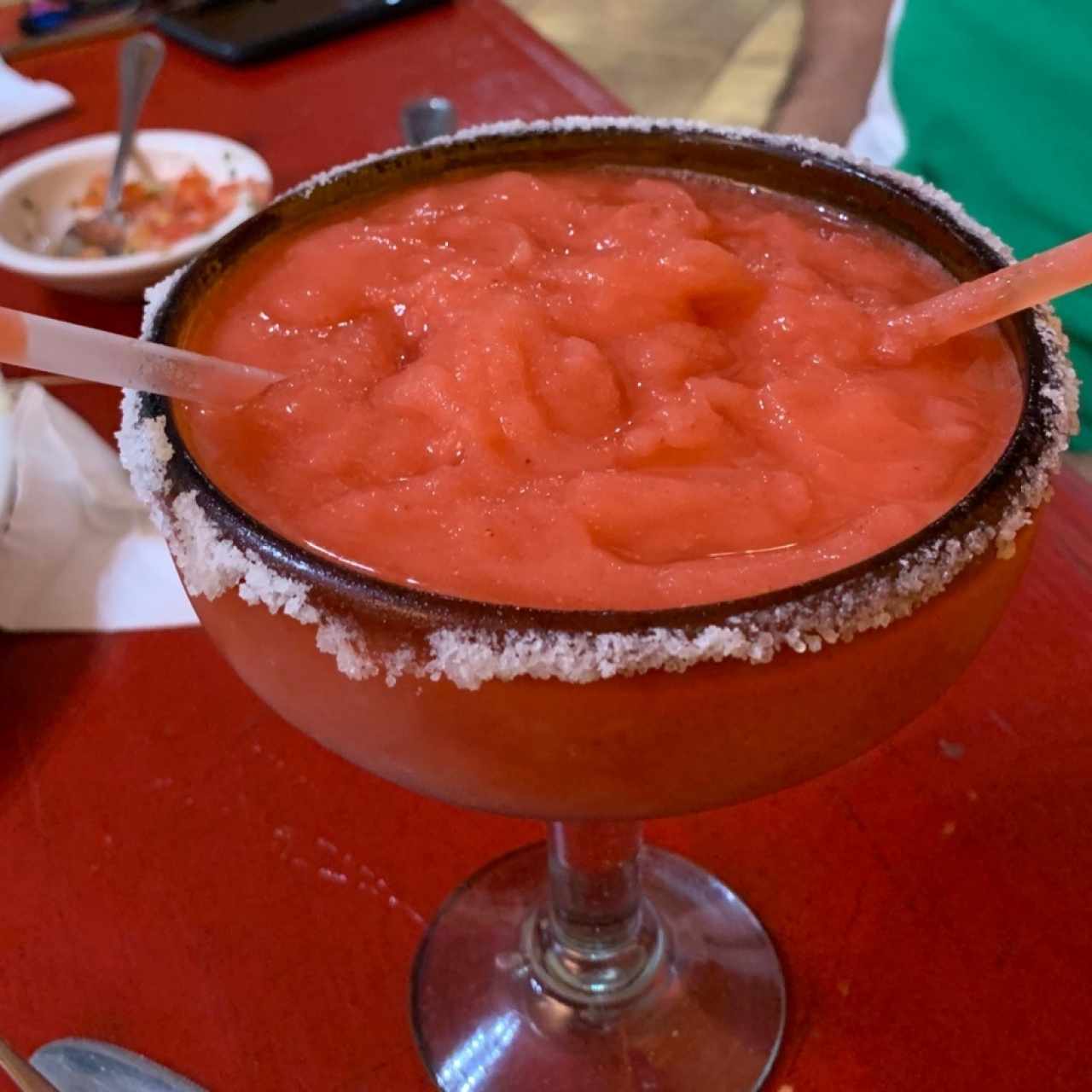 frozen margarita de fresa