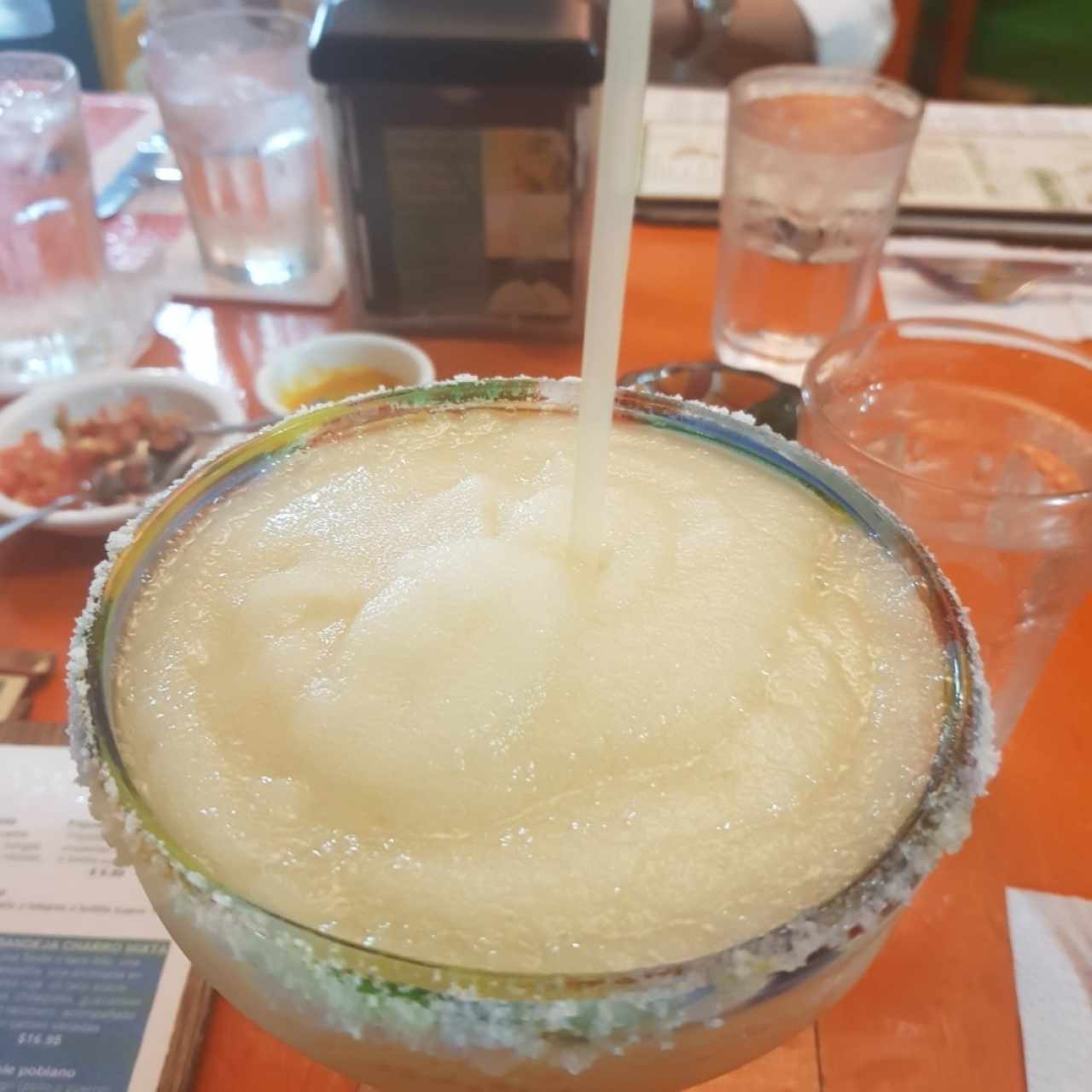 frozen margarita de limón