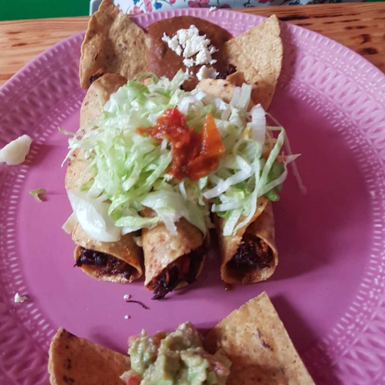 flautas de carne 