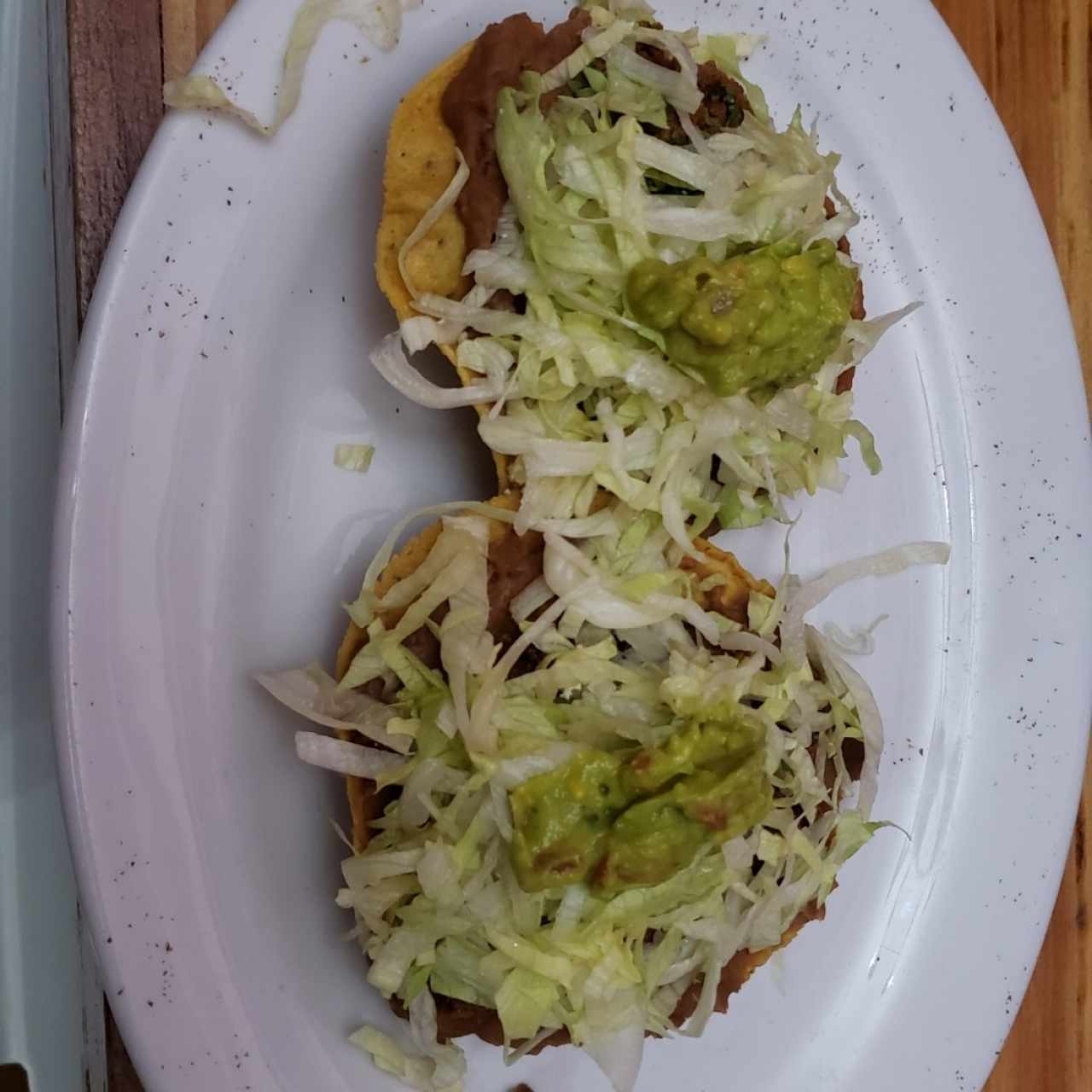 Tostada de Tinga de Carne