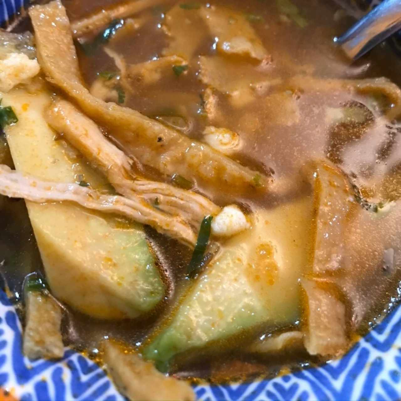 Sopa de tortilla 