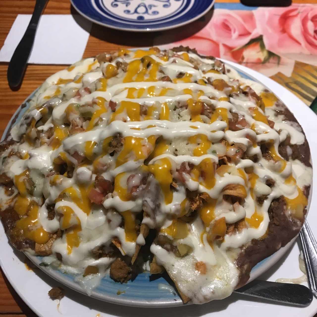 nachos charro mexicano