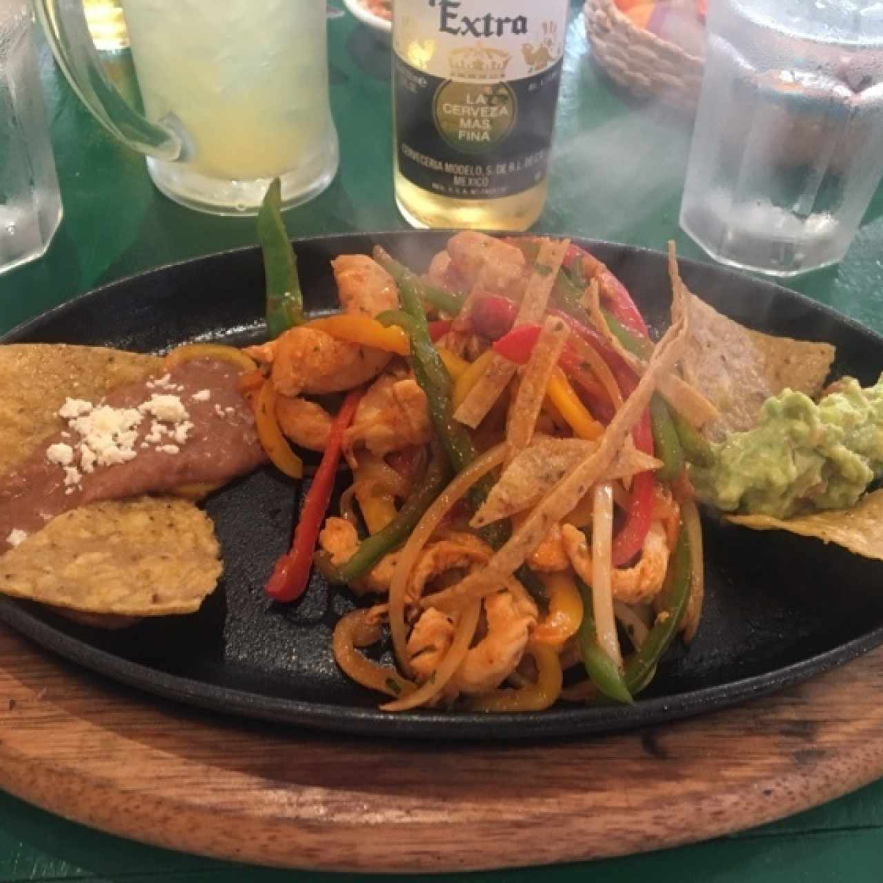 fajitas de pollo