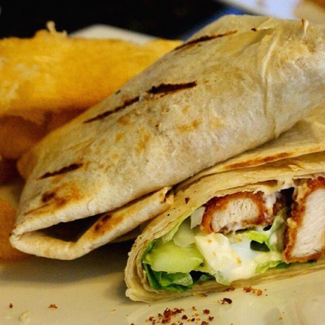 Wrap De Pollo Con Papas