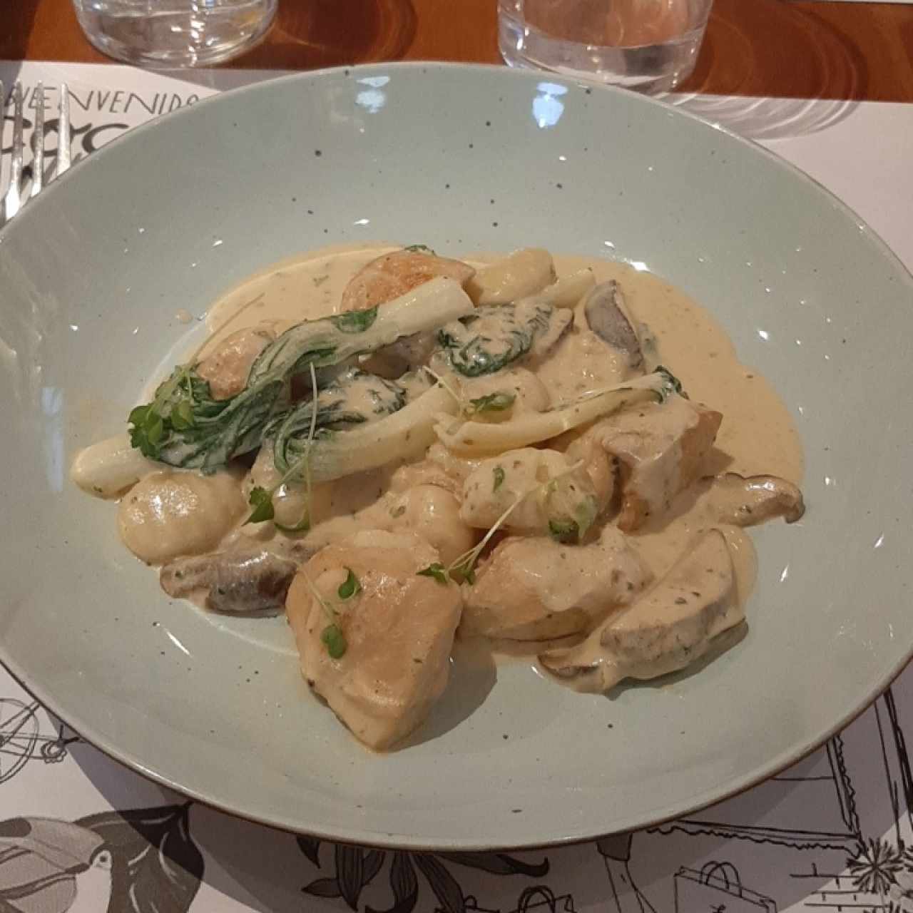 Pollo von raviolis