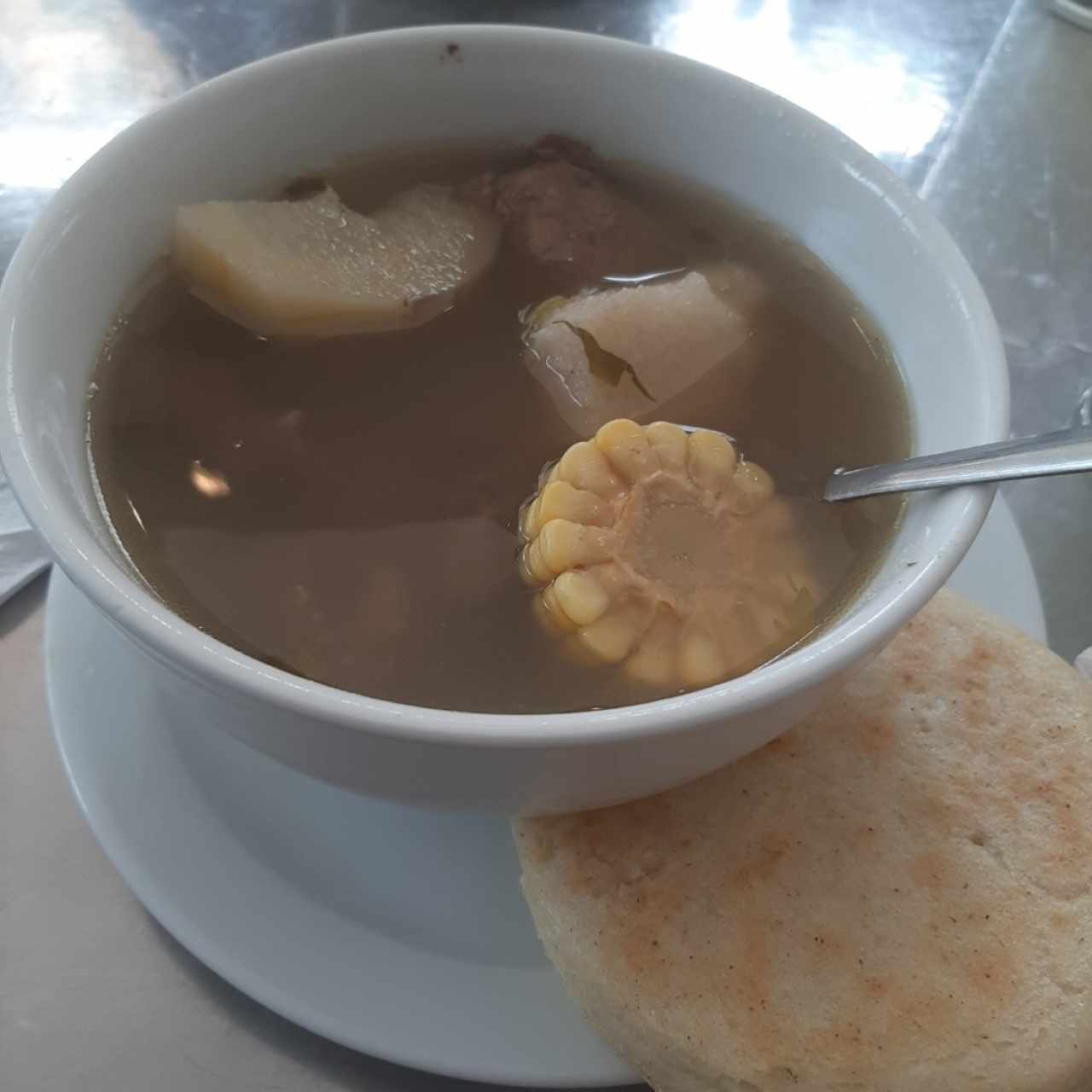 sopa de res