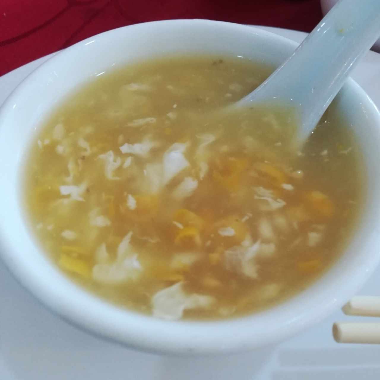 Sopa de Maíz con pollo