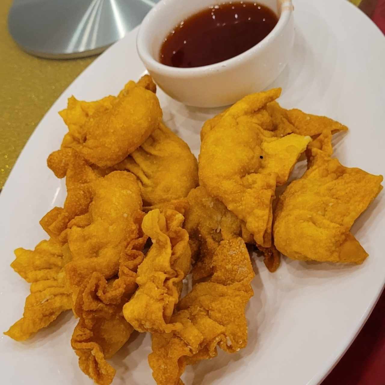 Wanton de camarón frito de 24 unidades