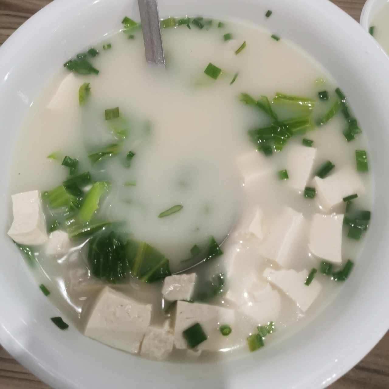 Sopa de Bolita de Pescado con tofu y moztaza amarga 😋✔️