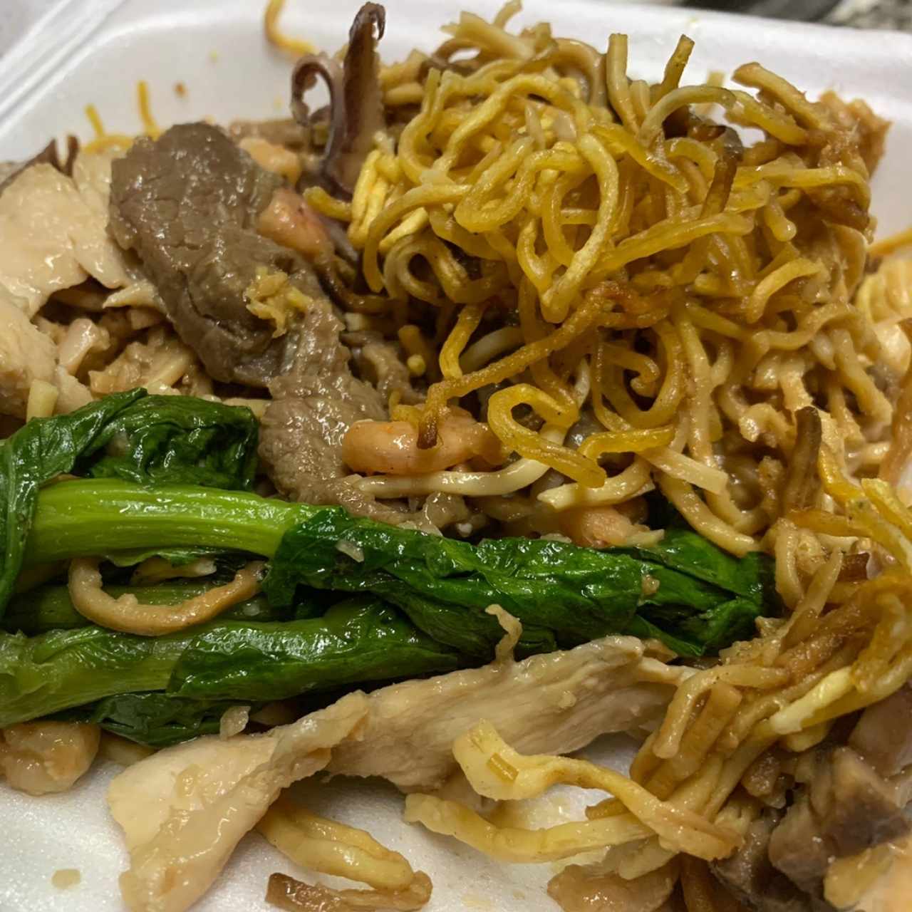 Chow Mien Combinación Estilo Chino