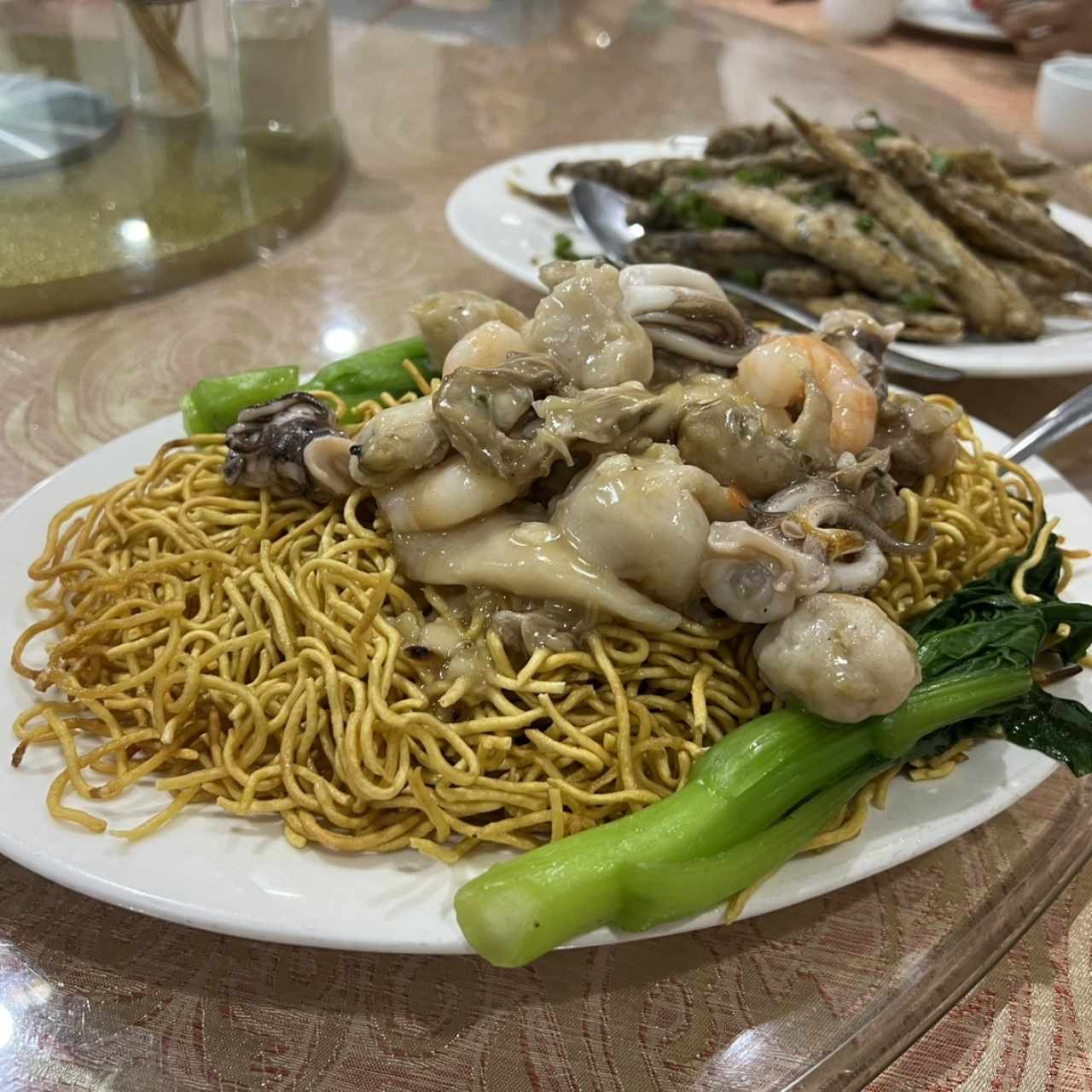 Chow Mien Combinación Estilo Chino