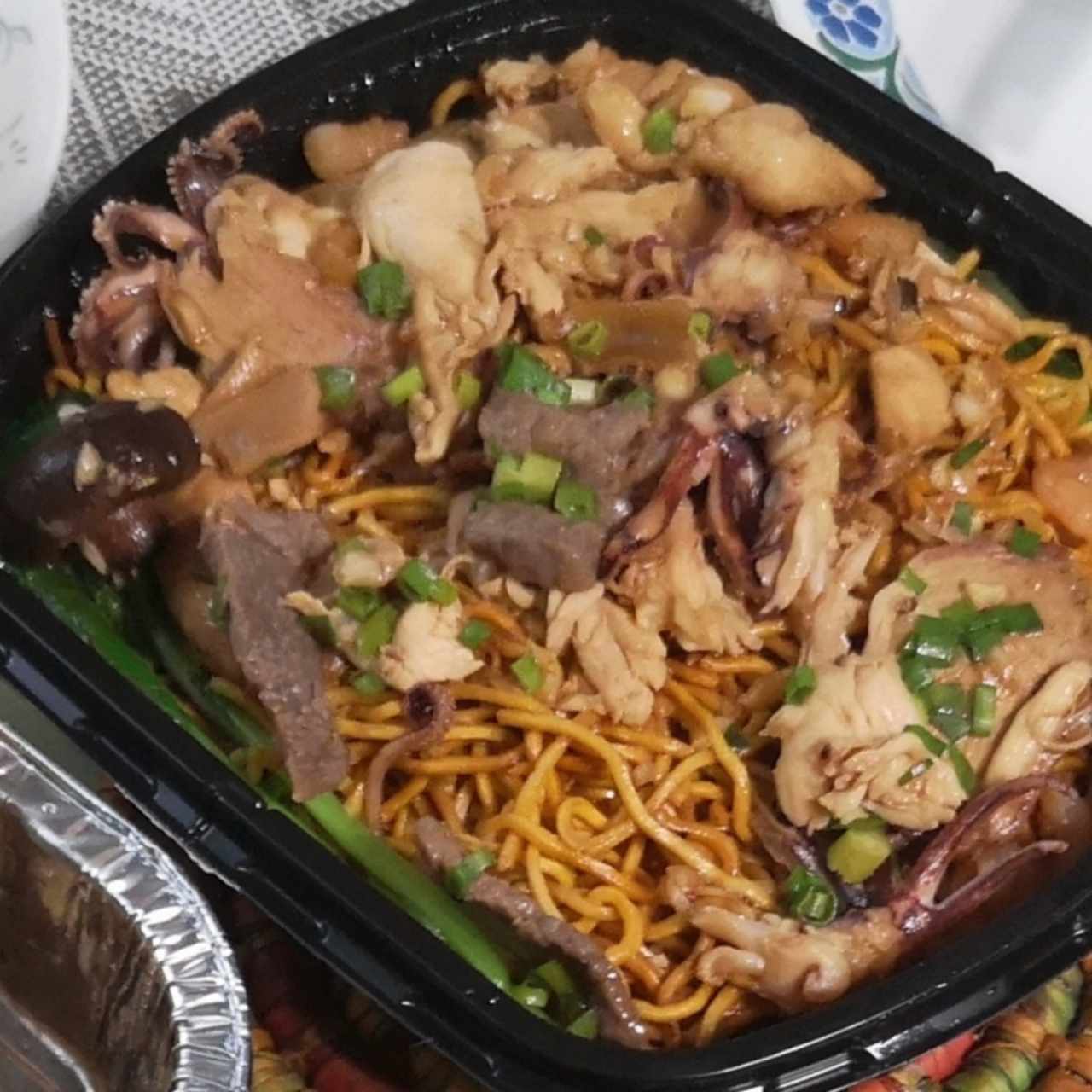 Chow Mien Combinación Estilo Chino