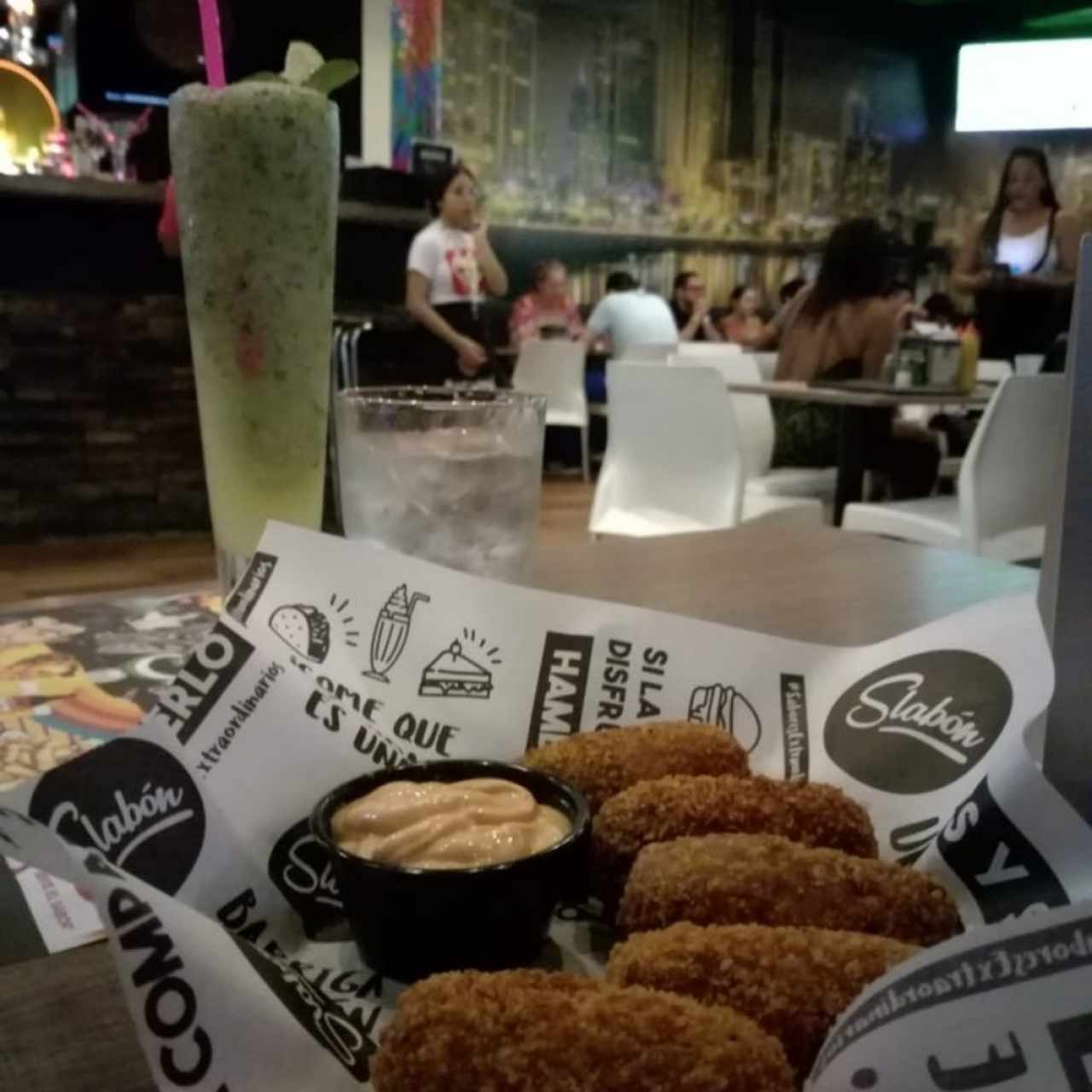 entrads de croquetas de pollo