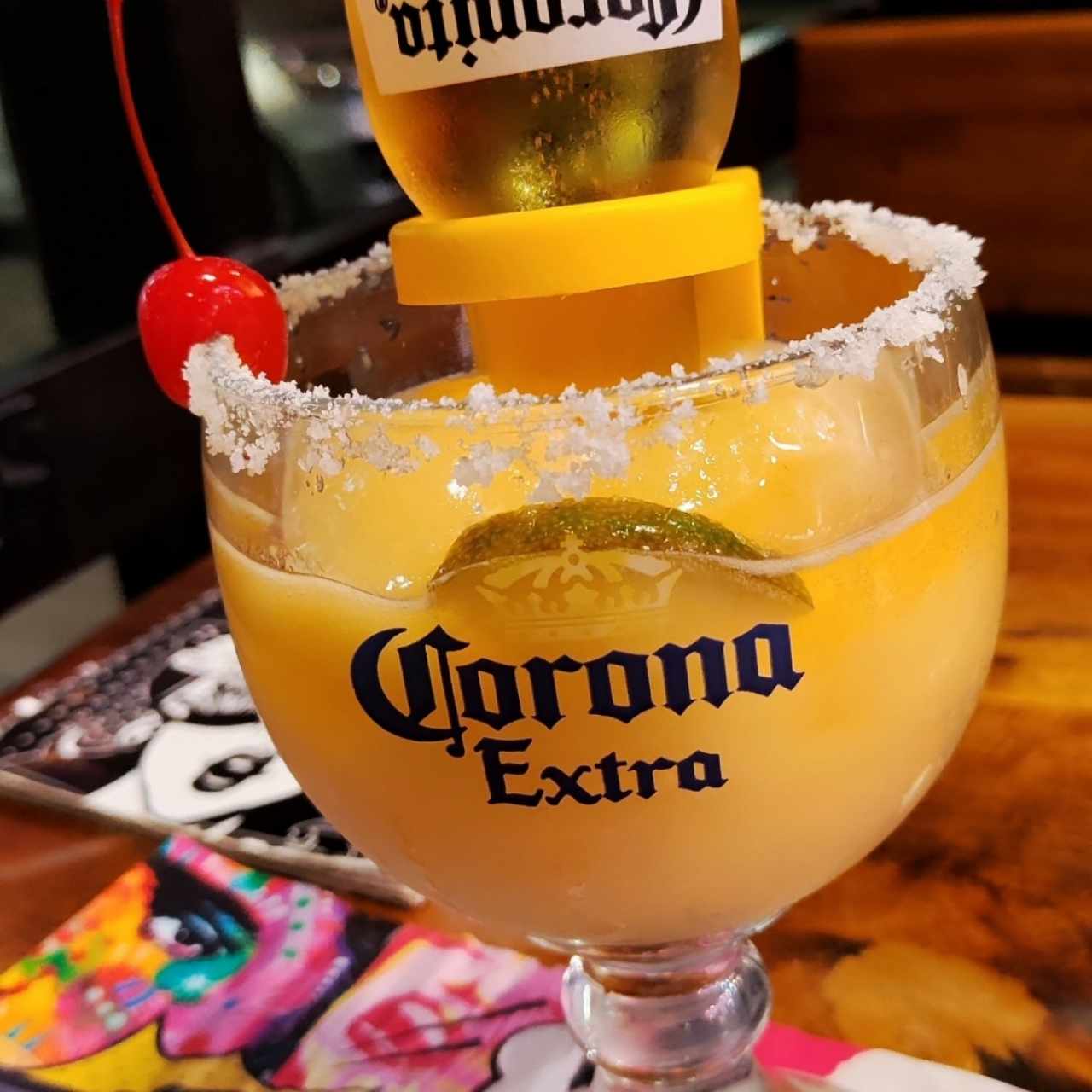 margarita con corona 