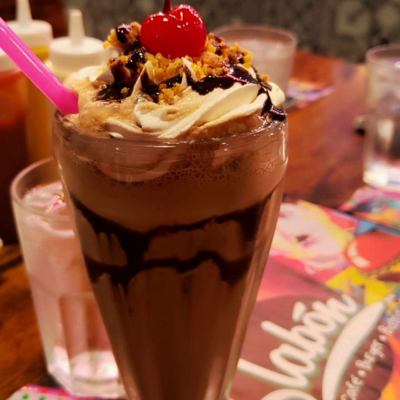 batido de chocolate 