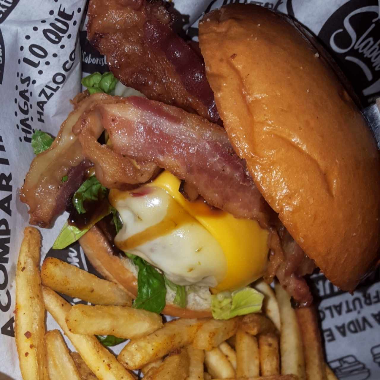 4 Cheese & Bacon Burger