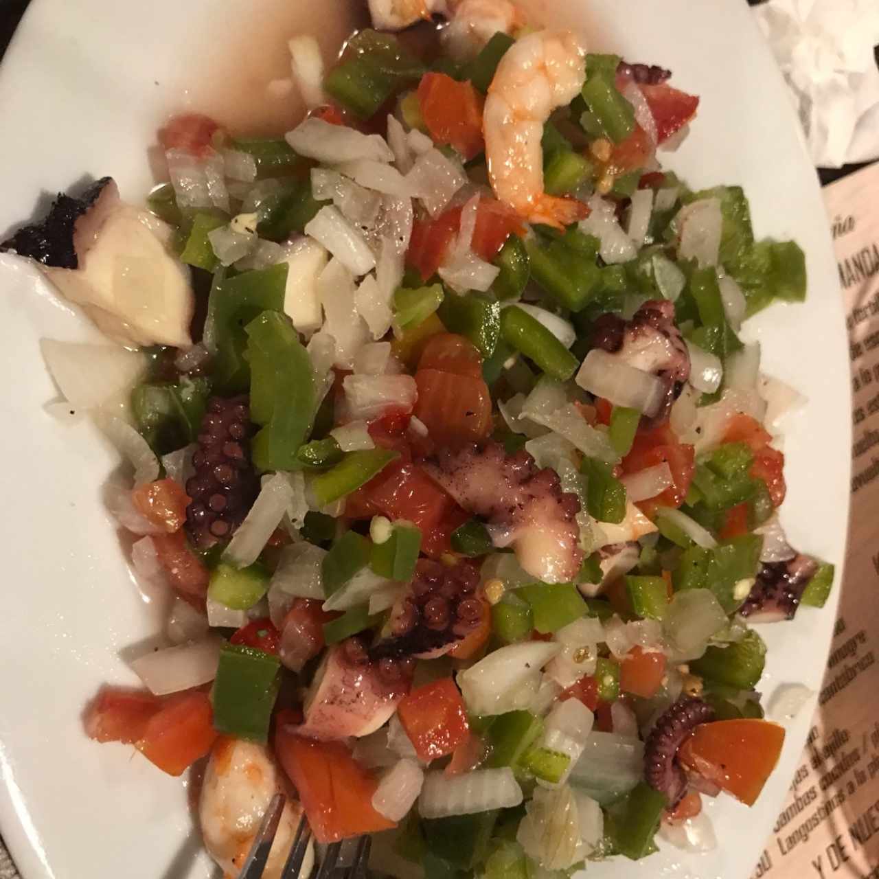 salpicón de mariscos