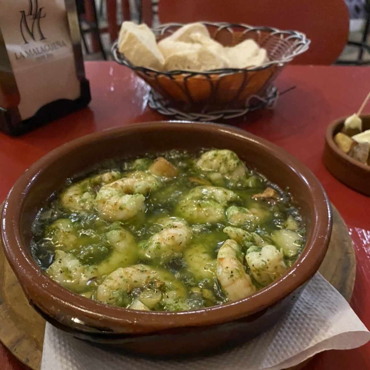 Mariscos - Gambas al ajillo