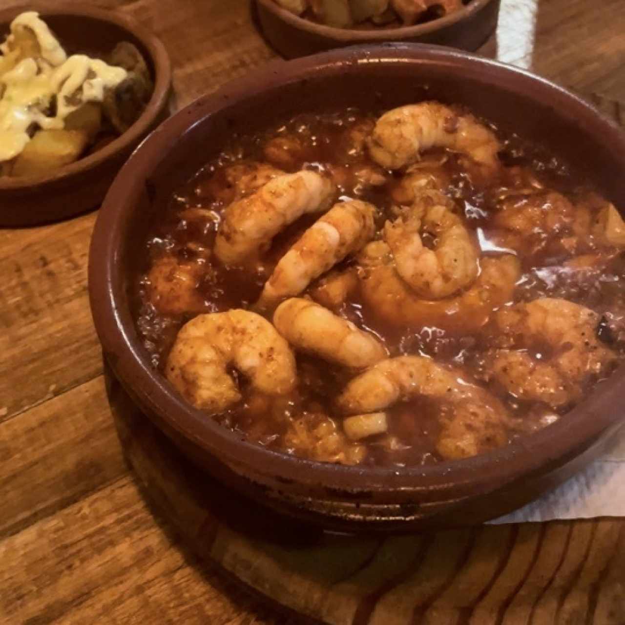 Mariscos - Gambas al pipil