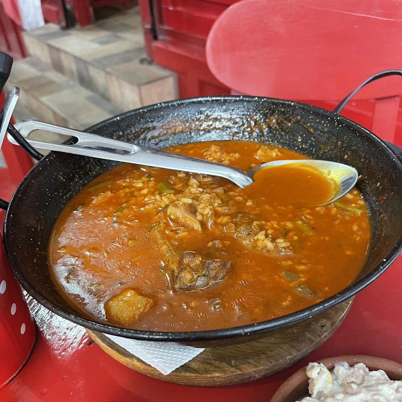 Arroz caldoso de Costilla