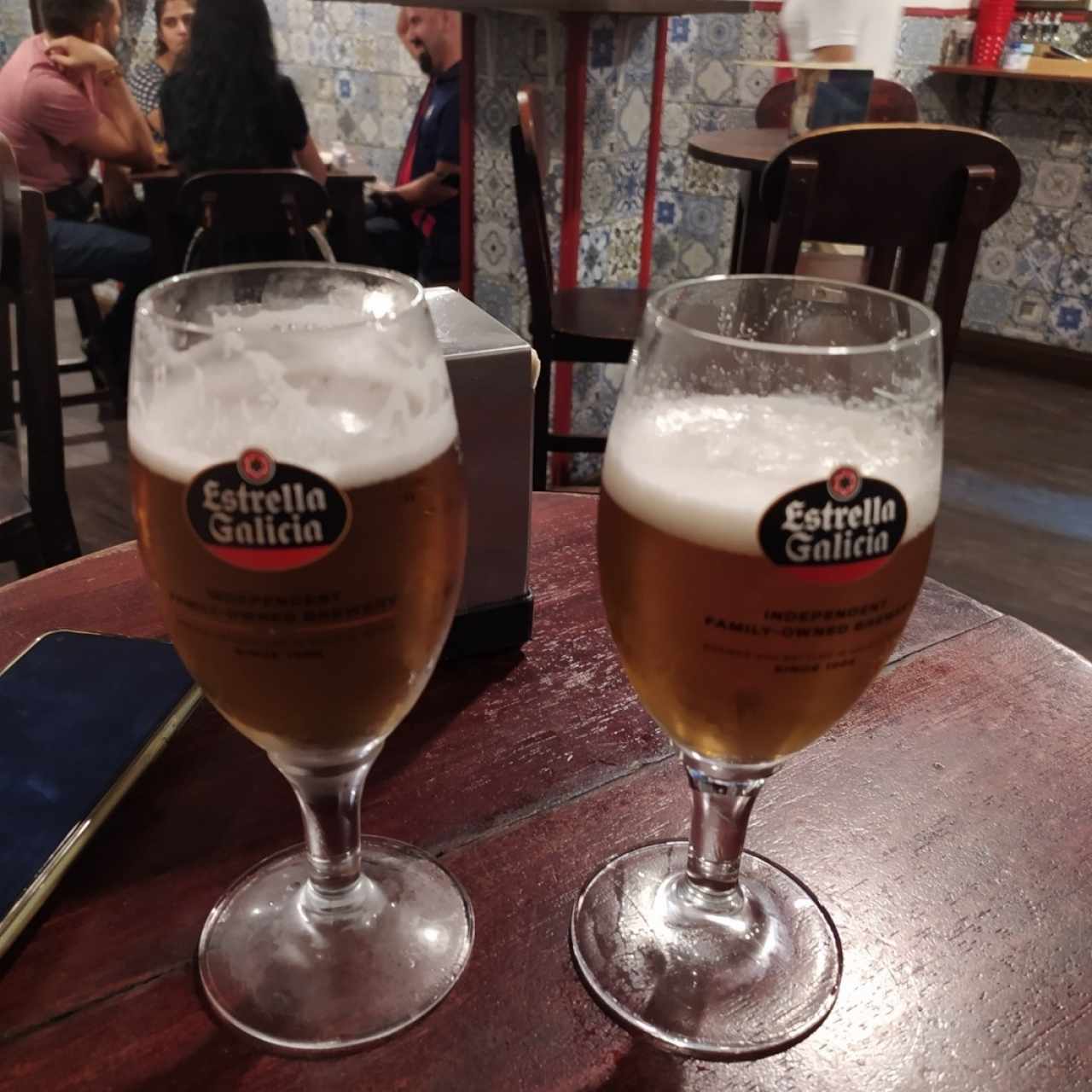 cañitas de Estrella Galicia 