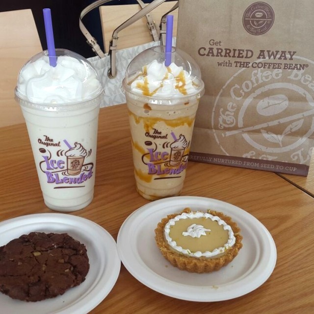 Caramel y Vainilla Ice Blended con Key Lime Pie y Rocky Road cookie 