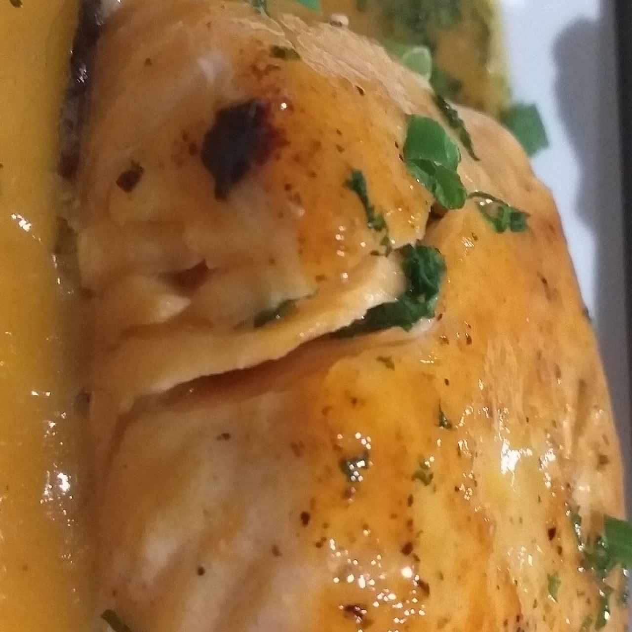 salmón a la naranja