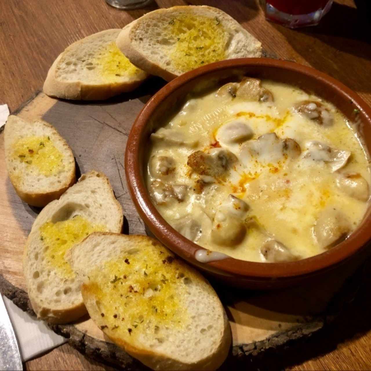 Hongos gratinados!