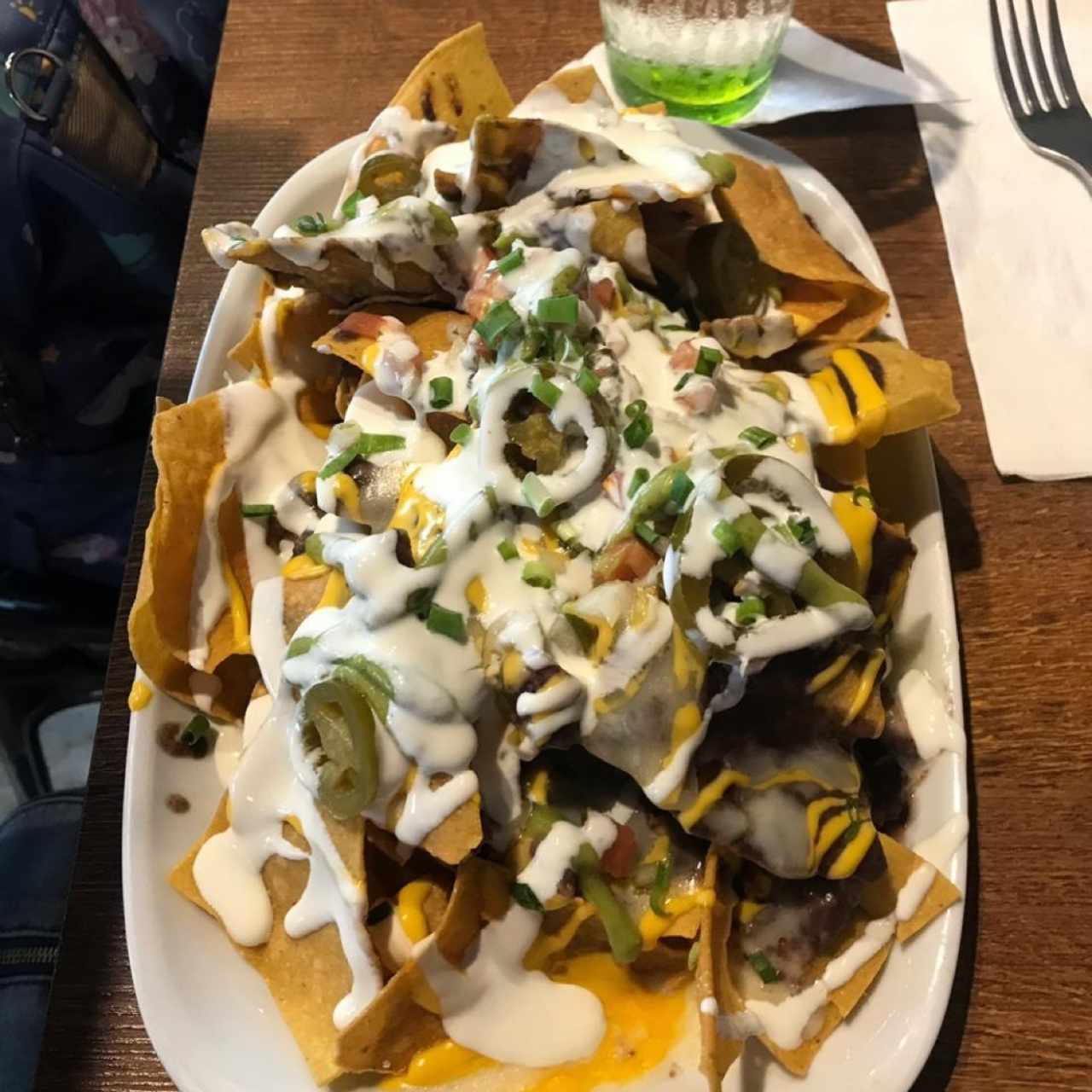 Nachos “Entrada” Eran gigantes ❤️