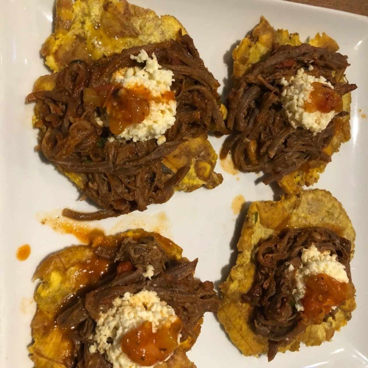 Patacones a la ropa vieja! 