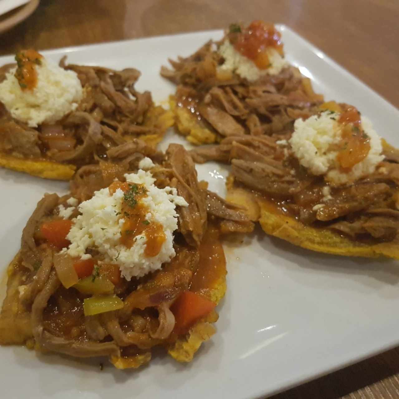 Patacones con Ropa Vieja