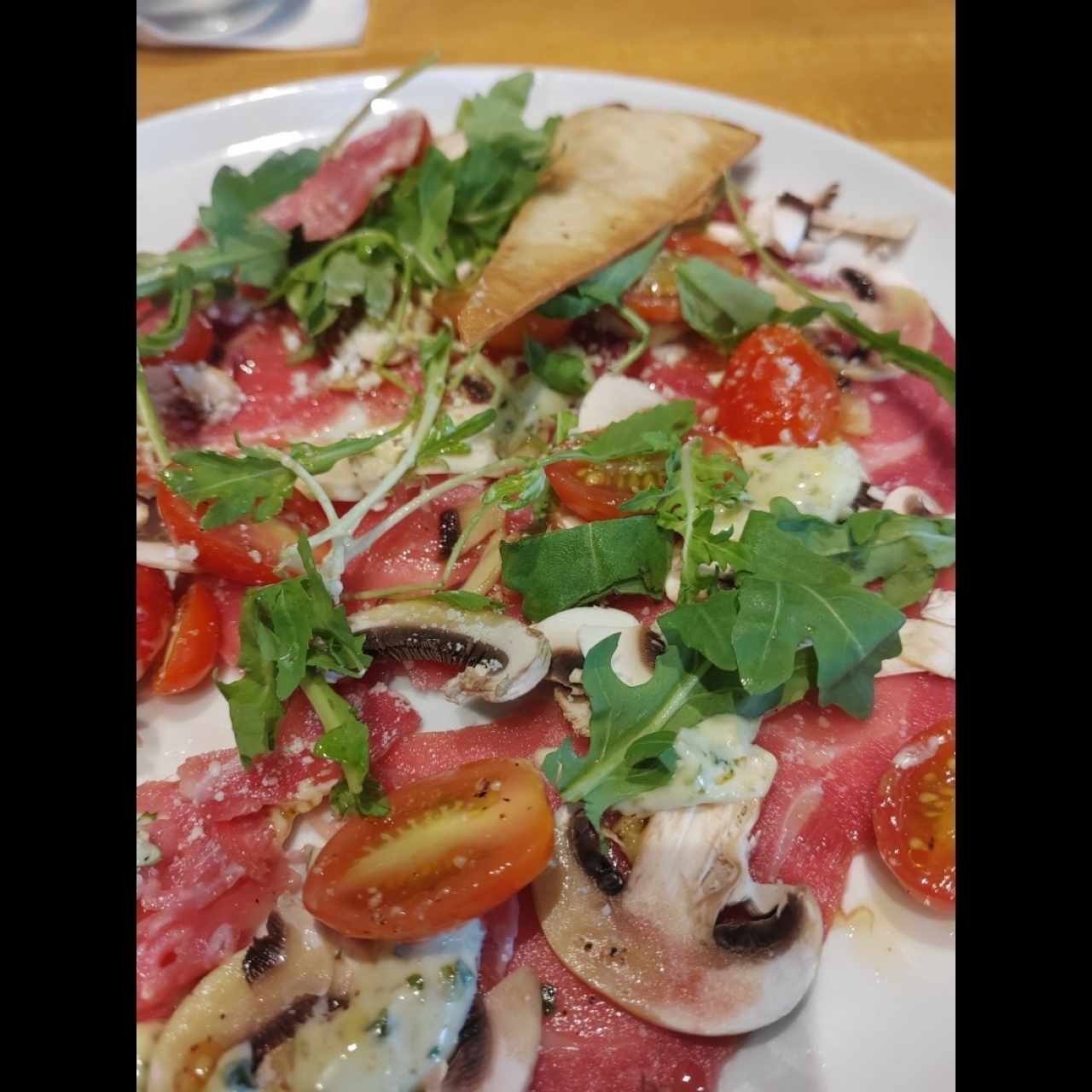 Para Picar - Carpaccio de Res