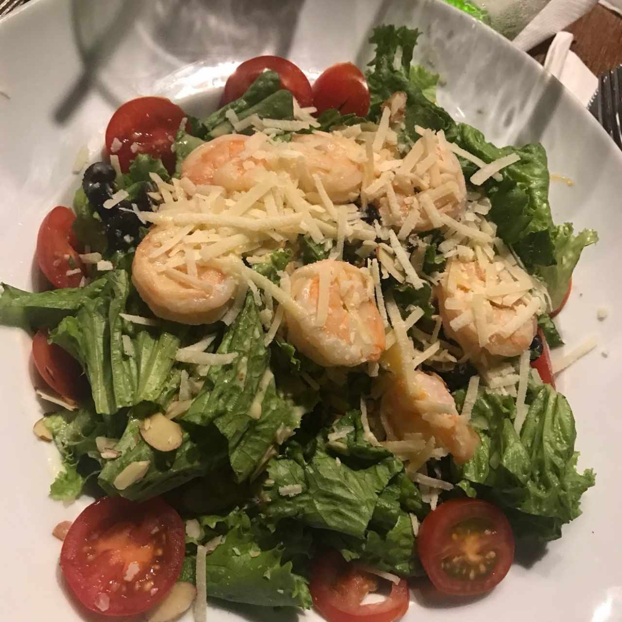 ensalada de camarones 