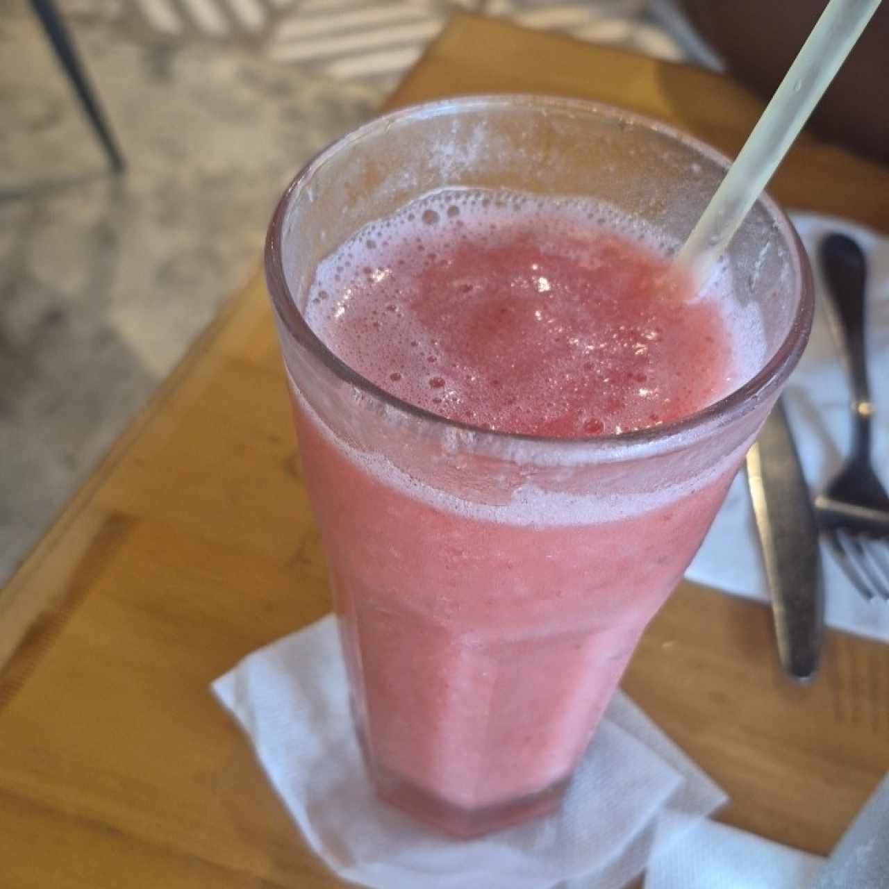 Licuado de fresa