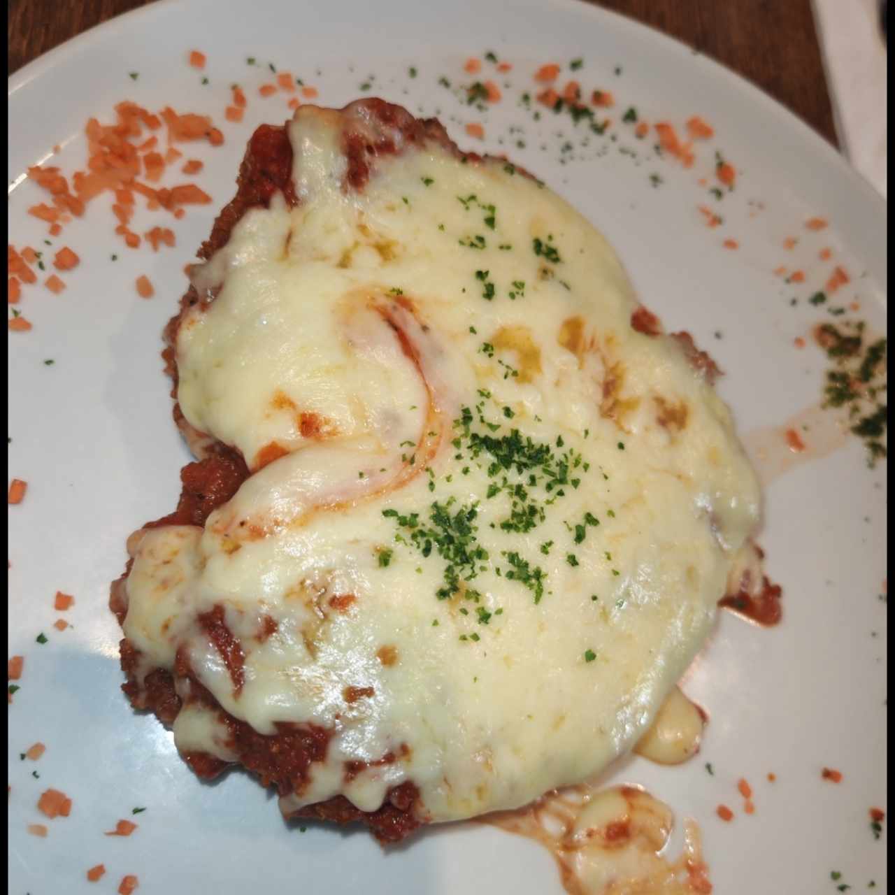 Pollo a la parmesana 