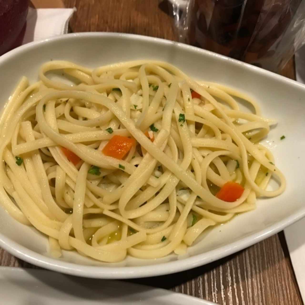 Pasta al óleo