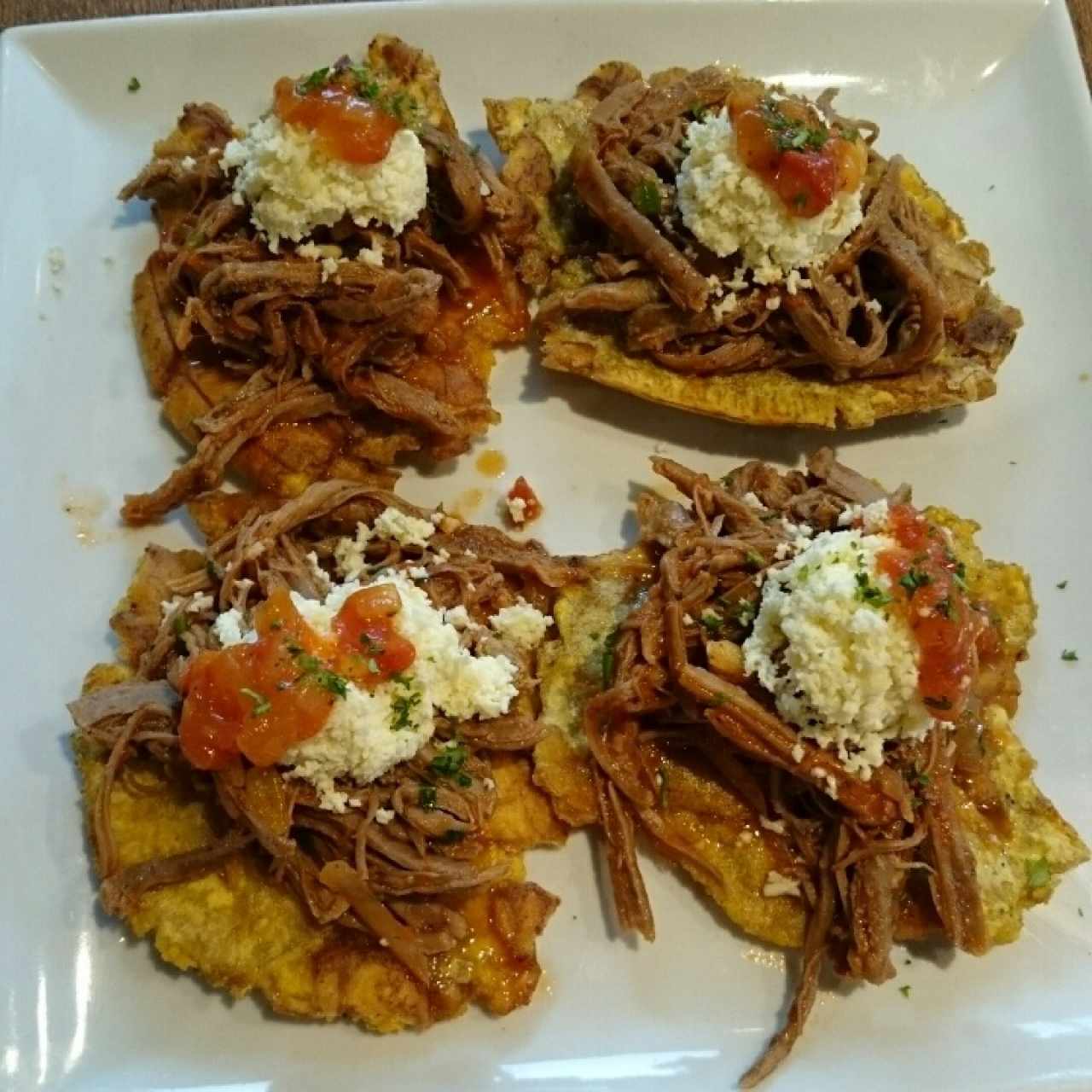 Patacon con ropa vieja