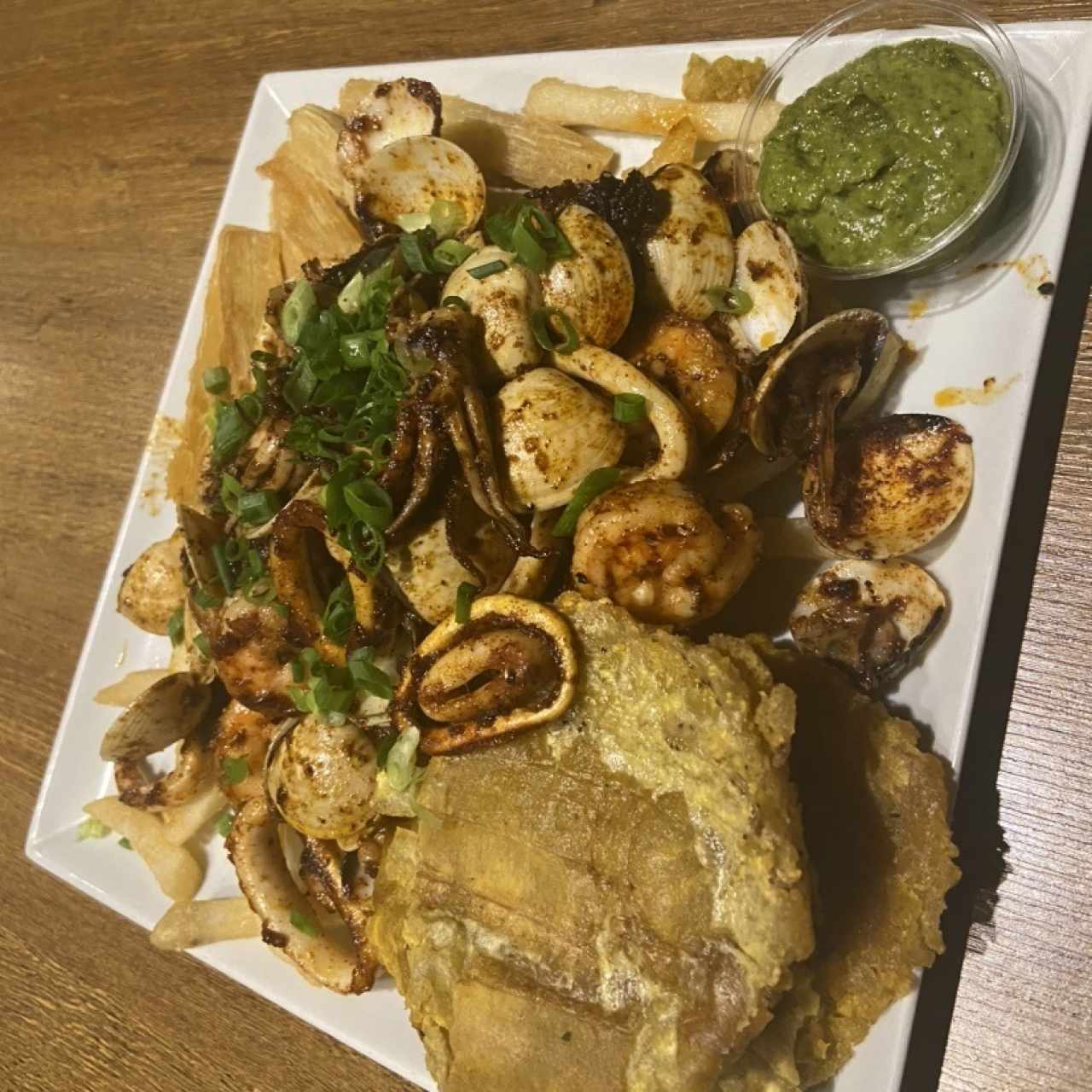 Picada de mariscos para dos 