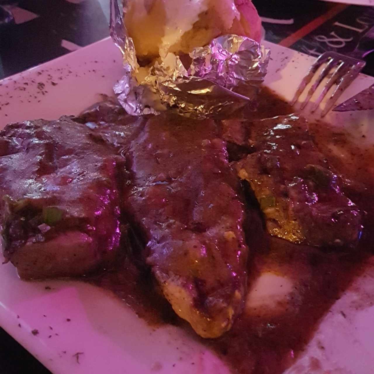 filete a la pimienta