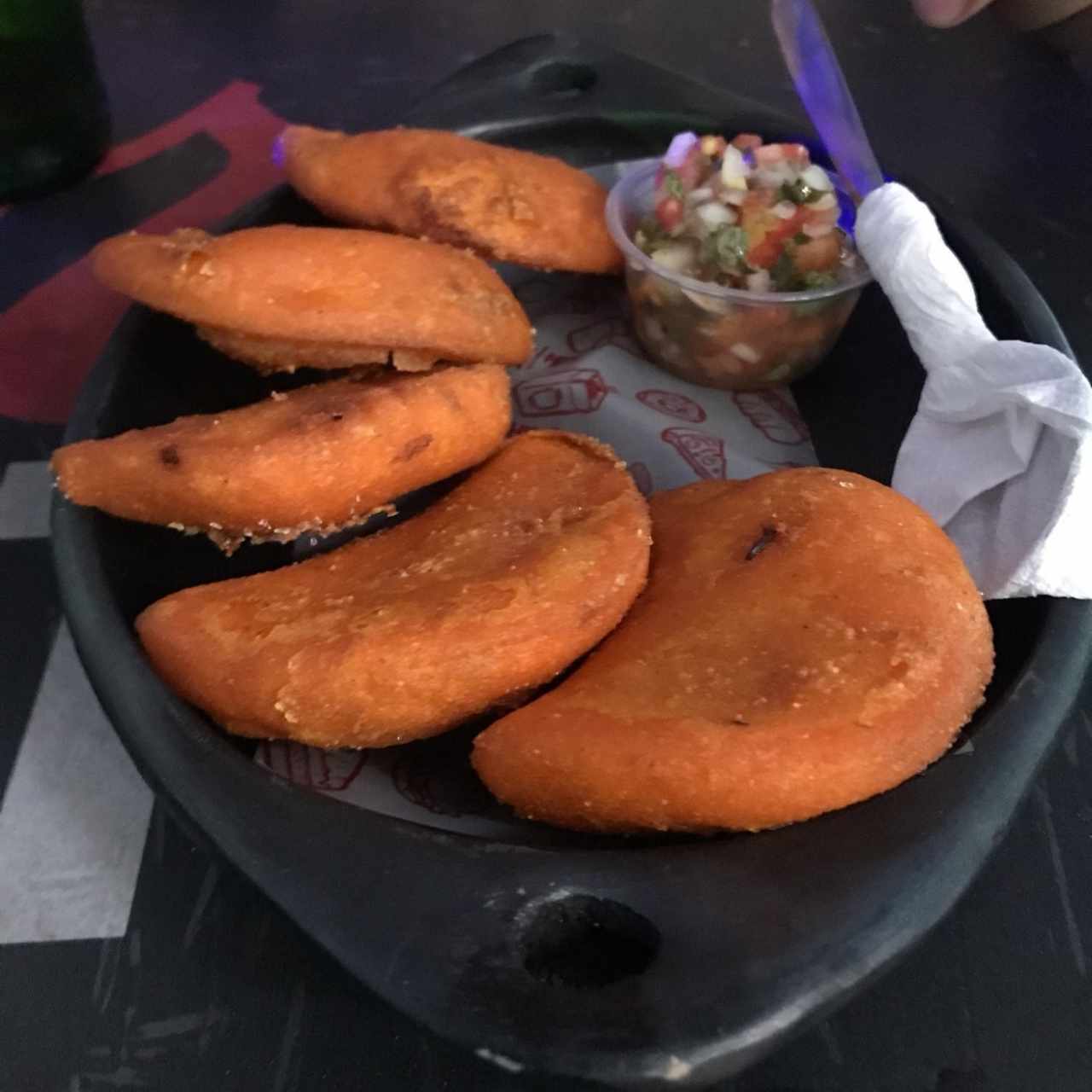 Empanaditas de pollo.