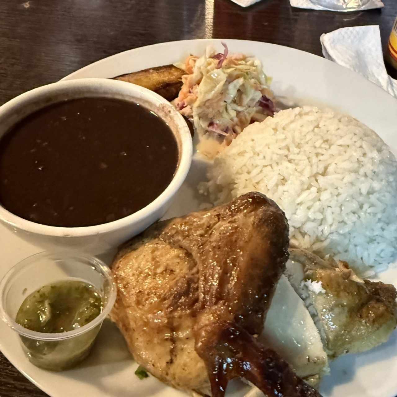 1/4 Pollo Asado de Menu Ejecutivo