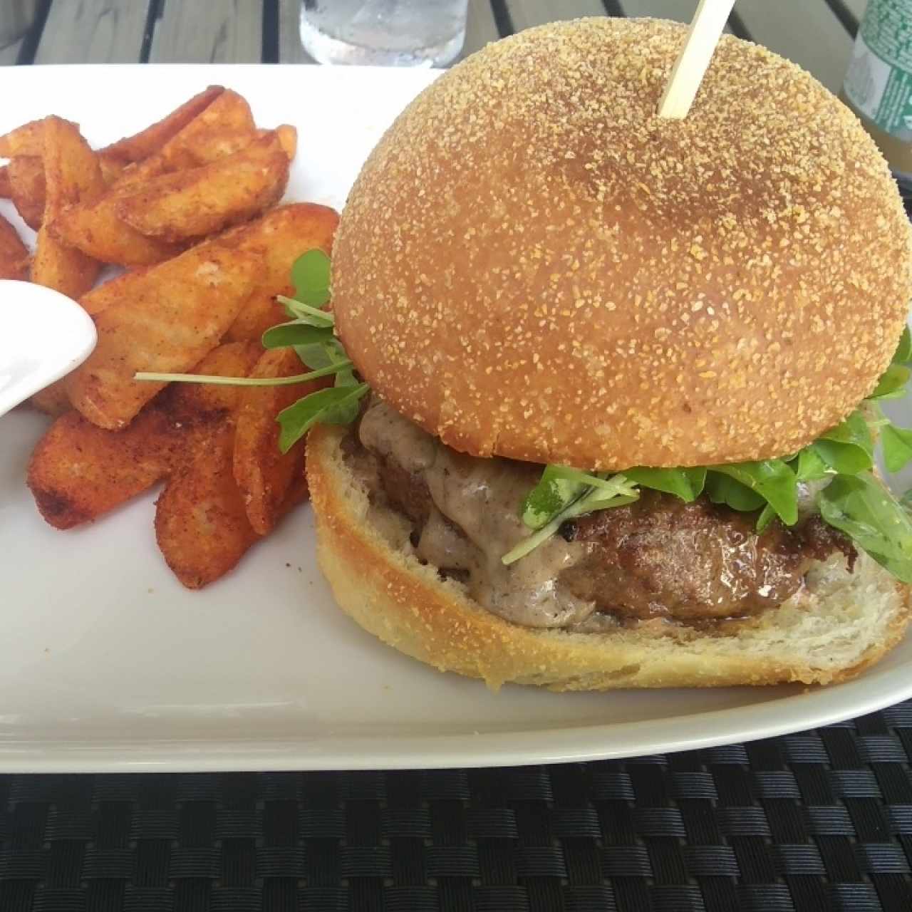 Fontina Black Truffle Burger

