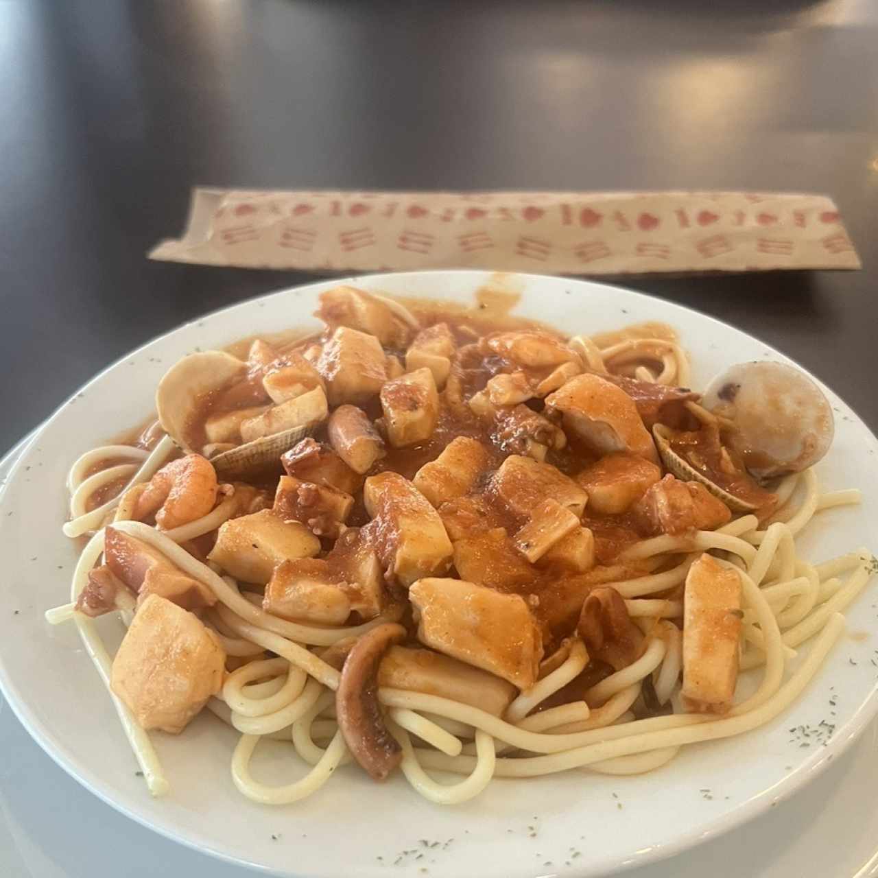 Spaghetti a la Pescatore