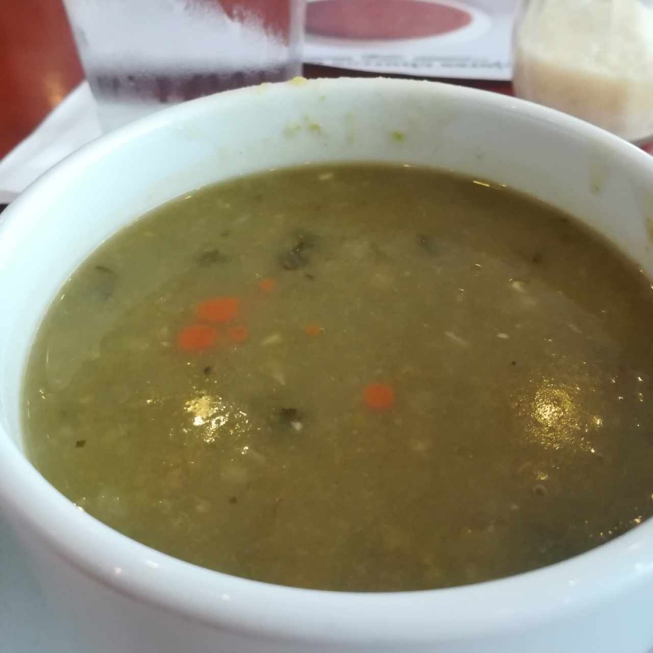 Sopa de arvejas 