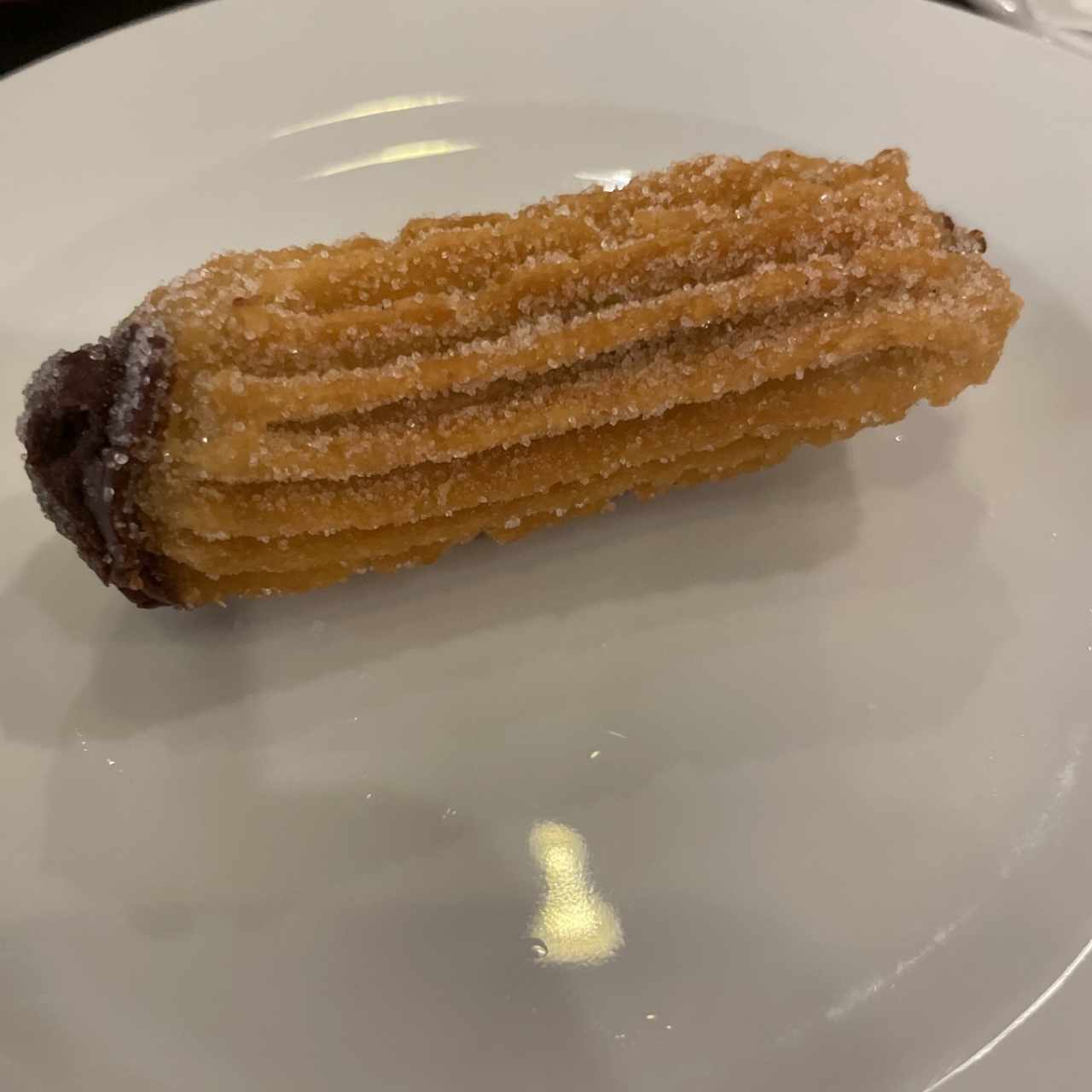 Churro con nutella