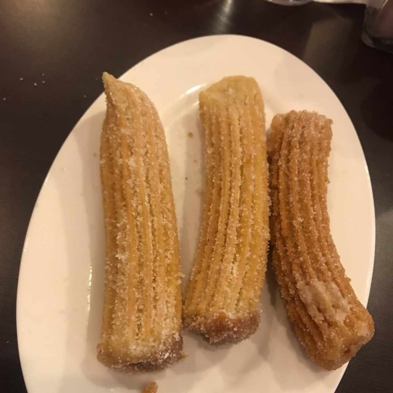 churros rellenos de manjar / crema pastelera