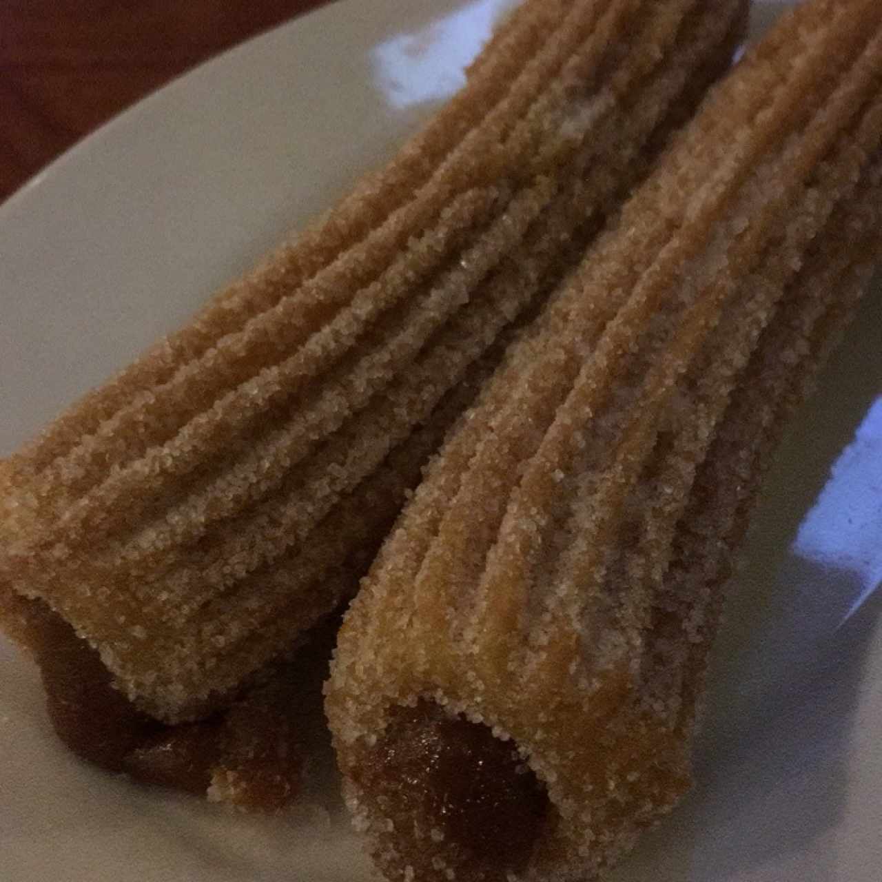 churros con dulce de leche